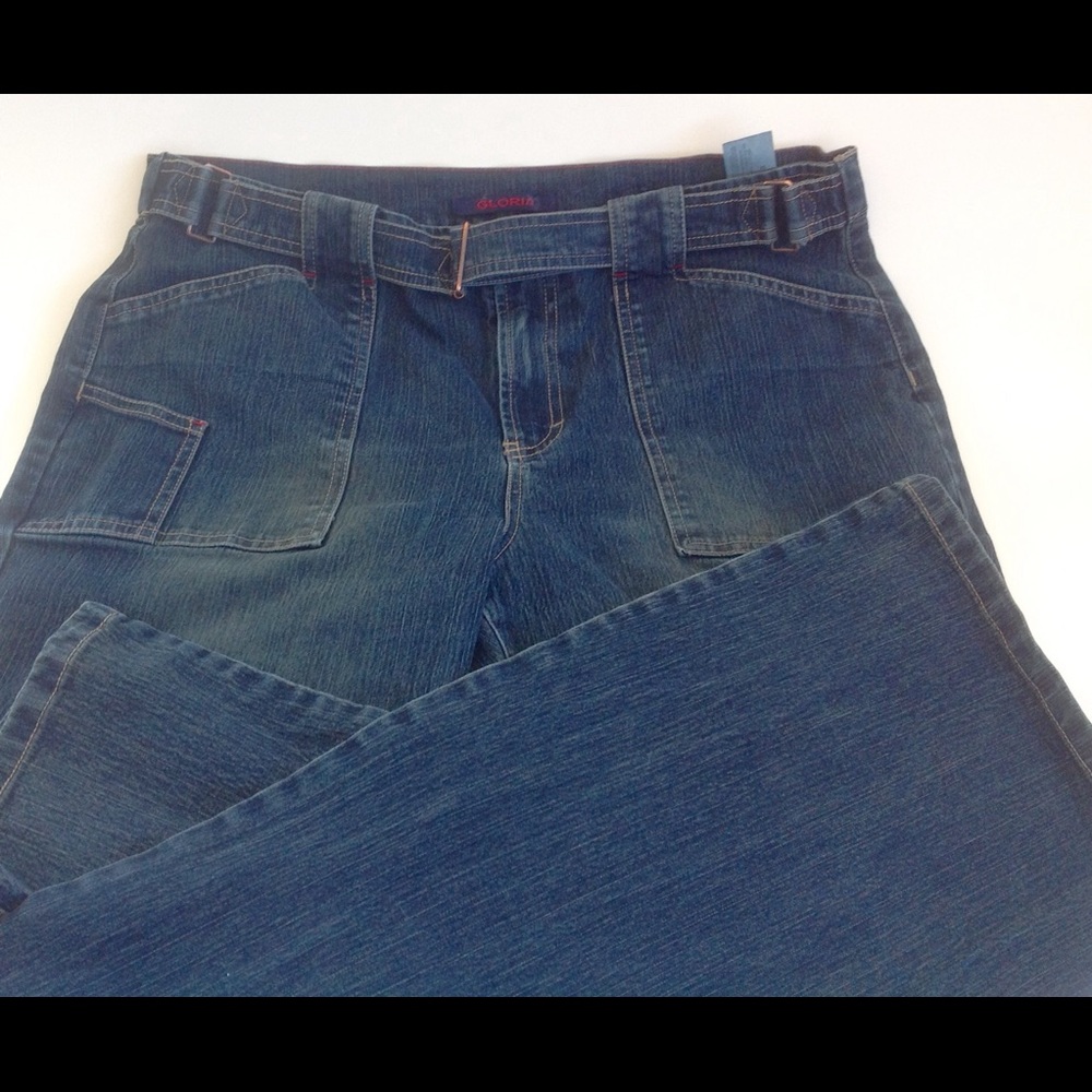 Gloria jeans size 12 copper boot leg blue low ride